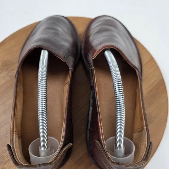 Frye Shoes Mens Size 10 Brown Leather Slip On Loafers Comfort Casual Moc Toe - Picture 8 of 14